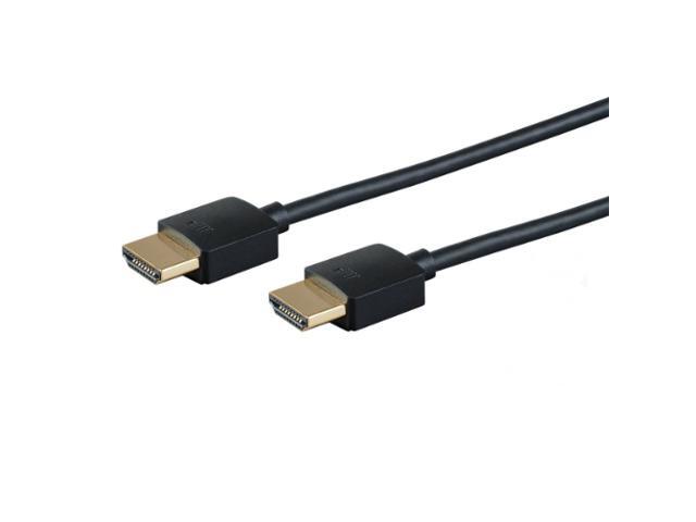 Monoprice HDMI Cable - 4 Feet - Black Certified Premium, High Speed, 4K@60Hz, HDR, 18Gbps, 36AWG, YUV, 4:4:4, Compatible with UHD TV and More -...