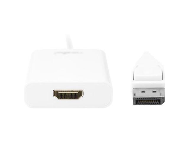 Rocstor Y10A101-W1 Rocstor DisplayPort (Male) to HDMI (Female) Adapter Converter - 1 Pack - 1 x DisplayPort Male Digital Audio/Video - 1 x HDMI...