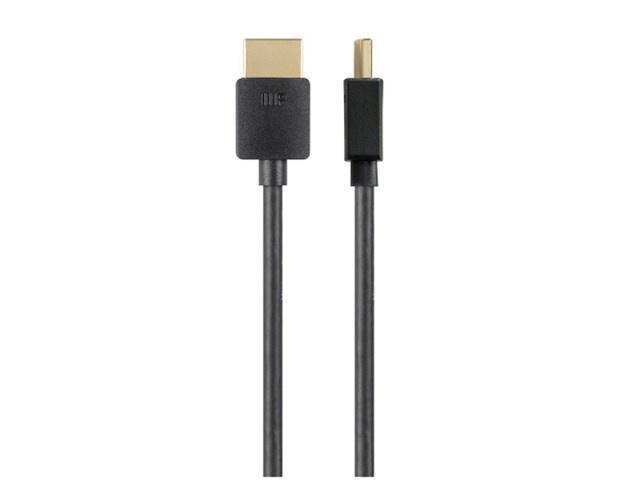 Monoprice HDMI Cable - 2 Feet - Black Certified Premium, High Speed, 4K@60Hz, HDR, 18Gbps, 36AWG, YUV, 4:4:4, Compatible with UHD TV and More -...