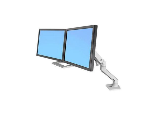 Ergotron HX DESK DUAL MONITOR ARM, Polished Aluminum - image 4