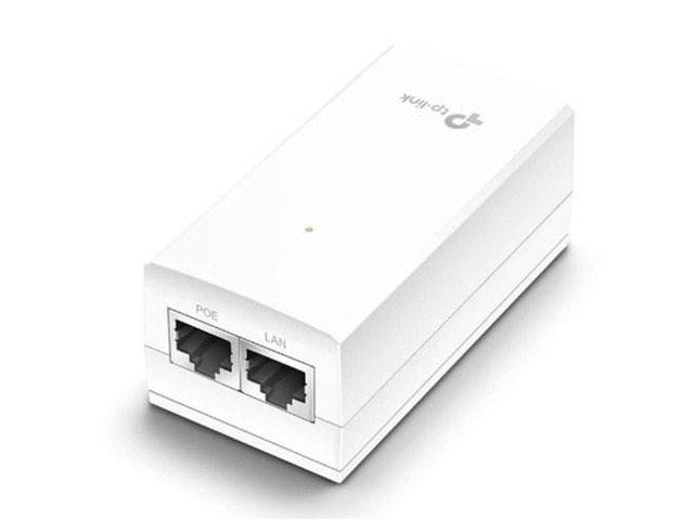 TP-Link PoE Injector PoE Adapter 24V DC Passive PoE Gigabit Ports Up to 100 Meters (325 feet) Wall Mountable Design (TL-PoE2412G)