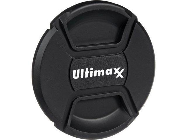 Ultimaxx 62mm Snap-On Pinch Lens Cap, Camera Lens Protection Cover for Nikon, Canon, Sony And Other DSLR Cameras