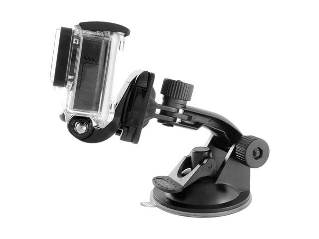 Ultimaxx Suction Cup Camera Mount 1/4-20 Thread Rotating Car Windshield for All Gopro Cameras