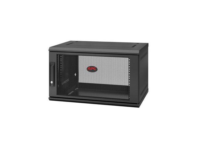 APC by Schneider Electric NetShelter WX 6U Single Hinged Wall-mount Enclosure
