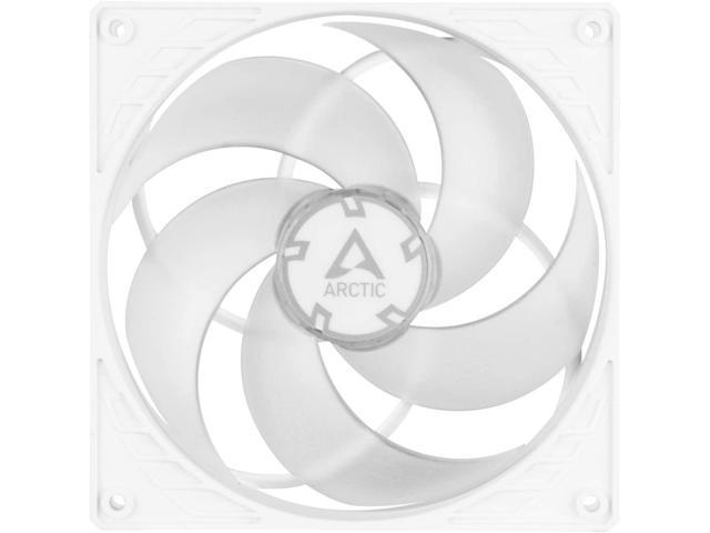 ARCTIC P14 PWM - 140 mm Case Fan with PWM, Pressure-optimised, Very Quiet Motor, Computer, Fan Speed: 200-1700 RPM - White/Transparent Model.