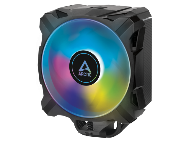ARCTIC Freezer A35 A-RGB - Single Tower CPU Cooler with a A-RGB, AMD Specific, Pressure Optimized 120 mm P-Fan, 200-1700 RPM, 4 Heat Pipes, incl.