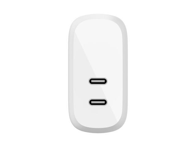 Belkin BoostCharge Dual USB-C PD 40W Wall Charger - White