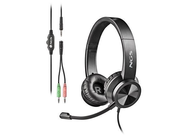 NGS MSX11PRO, Gaming and Multimedia Headphones with 3.5mm Jack Adapter