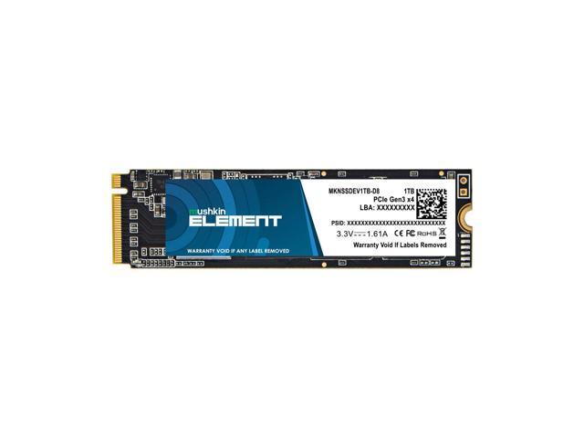Mushkin 1TB ELEMENT M.2 2280 PCIE GEN3 X4 Solid State Drive