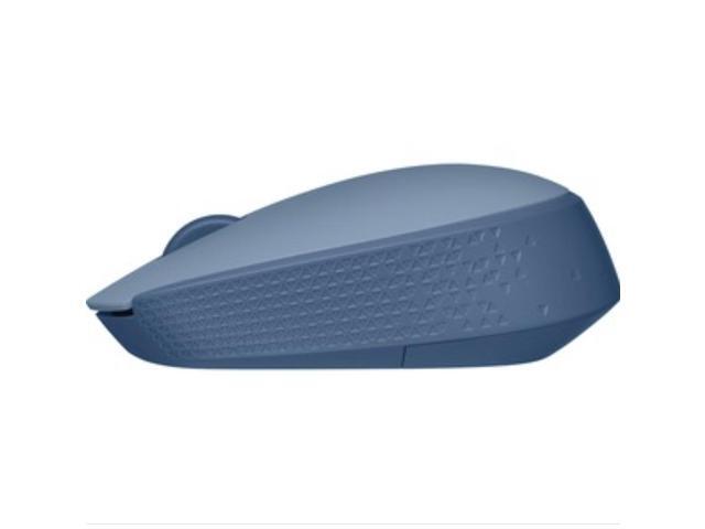 Logitech M170 Wireless Mouse for PC, Mac, Laptop, 2.4 GHz with USB Mini Receiver, Optical Tracking, 12-Months Battery Life, Ambidextrous - Blue Grey
