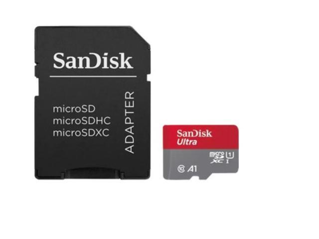SanDisk 64GB Ultra Class 10/UHS-I (U1) microSDXC 140 MB/s Read 104 MB/s Write Card and SD Adapter