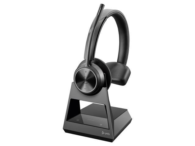 Hp Poly Headsets Wireless DECT Headset System For Desk Phones Mono Wireless DECT 393.7 ft Model 783Q5AA#ABA