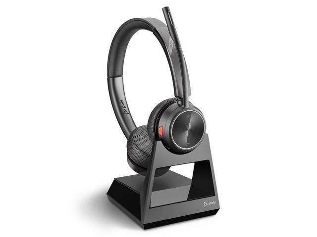 Open Box - Hp Poly Headsets Savi 7220 Stereo DECT 1920-1930 MHz Top Stereo Wireless DECT 394 ft Model 783Q6AA#ABA
