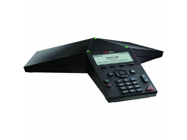 HP Poly Trio 8300 IP Conference Station Corded Wi-Fi Bluetooth Black VoIP 1x Network RJ-45 PoE Ports Model 849A0AA#AC3
