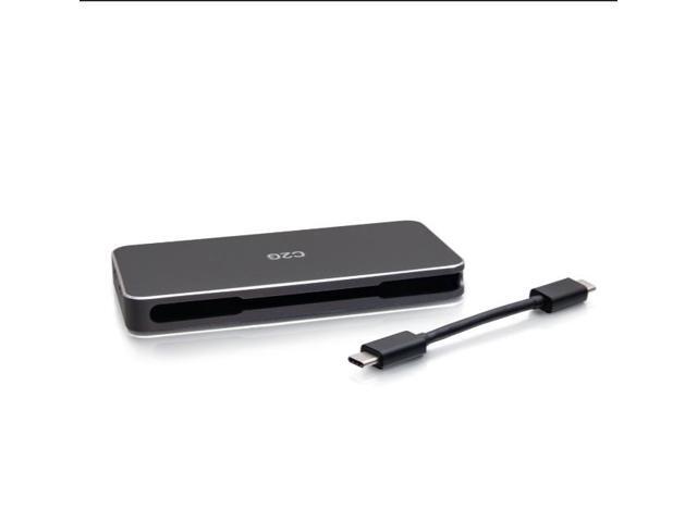 C2G USB-C 7-in-1 Dual Display MST Docking Station with HDMI, DisplayPort, Ethernet, USB, and Power Delivery up to 100W - 4K 60Hz - C2G54543