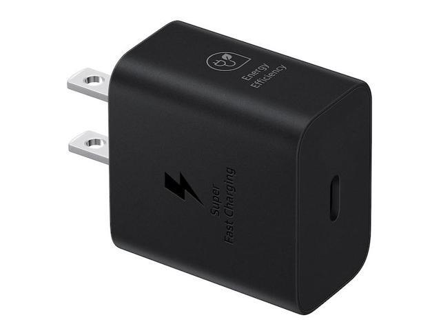 Samsung - 25W Super Fast Charging Wall Charger with USB-C Cable - Black - image 4