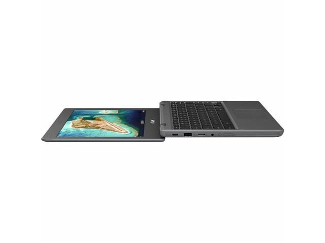 Asus Chromebook CR1 CR1100CKA-YZ142T 11.6' Touchscreen Rugged Chromebook - HD - Intel Celeron N5100 - 4 GB - 32 GB Flash Memory - Dark Gray