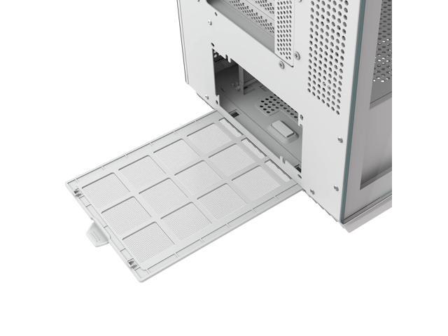COUGAR FV270 RGB White Mid Tower E-ATX Case, 420mm GPU Supported, Build-in ARGB PWM Fans, Breathe Streams, Prism of Light, RGB Hub, Filter Guard,...