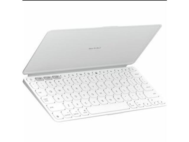 Logitech KEYS-to-GO 2 Portable Bluetooth Tablet Keyboard, Built-in Cover, - PALE GREY - APPLE