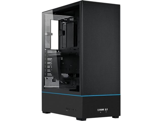 Lian Li SUP 01-45L Stand-Up Platform case 120mm Fans-Dual ARGB Strips-Supports 360mm/280mm AIO-Black (SUP01X. US)