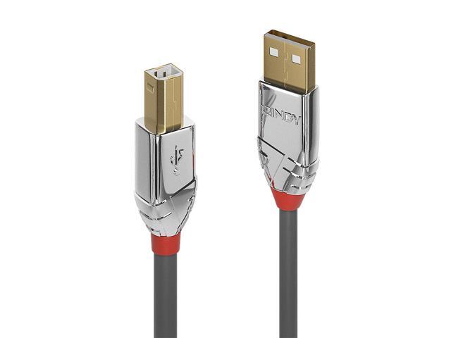 Lindy 3m USB 2.0 Type A to B Cable, Cromo Line - 36643