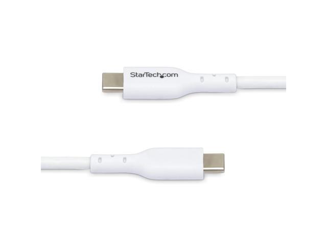StarTech. com 3m White USB-C Charging Cable, USB C Cable, 60W 3A PD - USB-C cable - 24 pin USB-C to 24 pin USB-C - 10 ft - USB2CC3MWHE