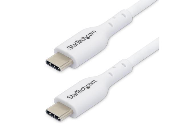 StarTech. com 3m White USB-C Charging Cable, USB C Cable, 60W 3A PD - USB-C cable - 24 pin USB-C to 24 pin USB-C - 10 ft - USB2CC3MWHE