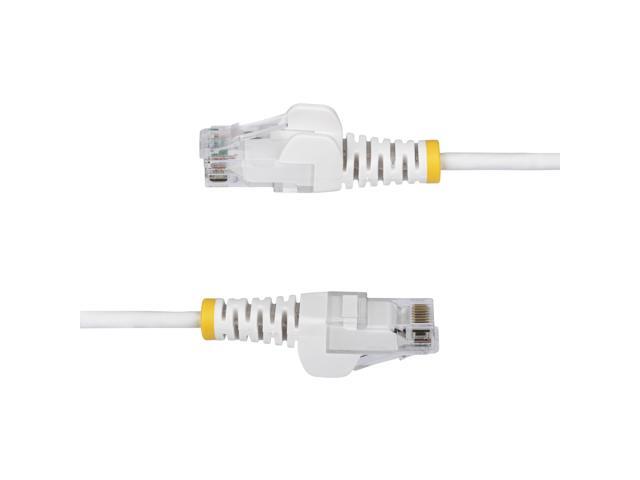 StarTech 25ft White Slim CAT6 Ethernet Cable Model N6PAT25WHS