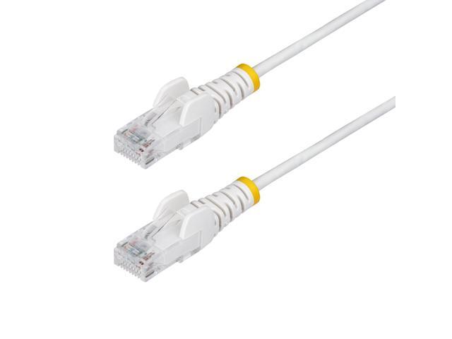 StarTech 25ft White Slim CAT6 Ethernet Cable Model N6PAT25WHS