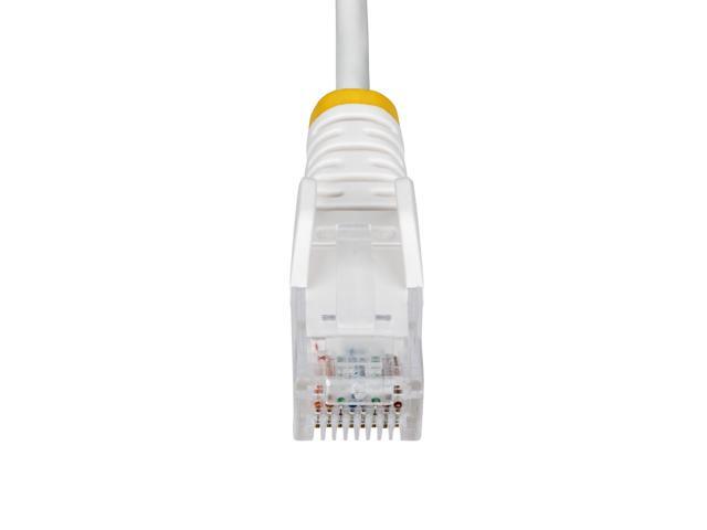 StarTech 25ft White Slim CAT6 Ethernet Cable Model N6PAT25WHS