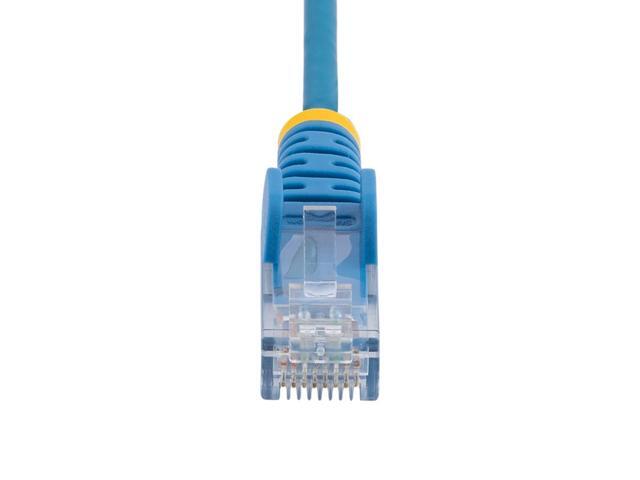 StarTech 25ft Blue Slim CAT6 Ethernet Cable Model N6PAT25BLS