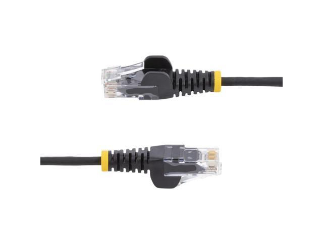 StarTech 50ft Black Slim CAT6 Ethernet Cable Model N6PAT50BLKS