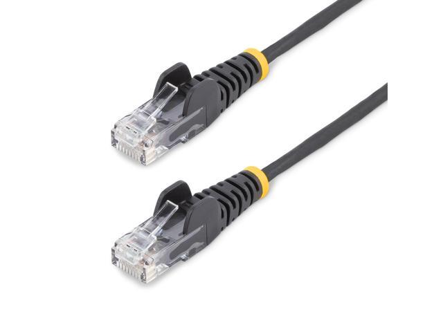 StarTech 50ft Black Slim CAT6 Ethernet Cable Model N6PAT50BLKS