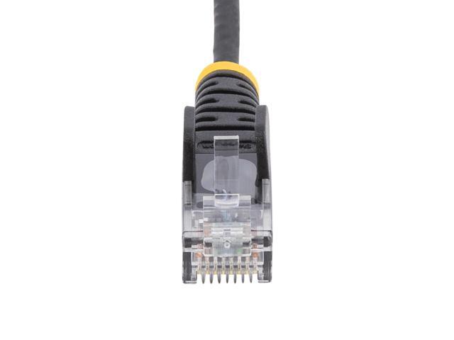 StarTech 50ft Black Slim CAT6 Ethernet Cable Model N6PAT50BLKS