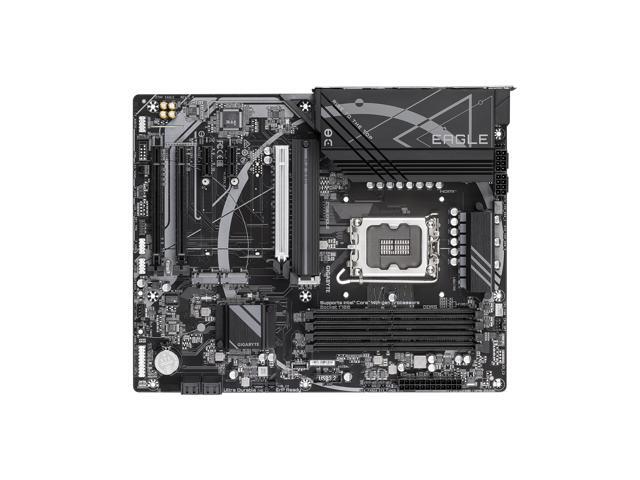 GIGABYTE Z790 EAGLE Motherboard - Supports 14th Gen. Intel Core CPUs, 12+1+1 phases VRM, up to 7600MHz DDR5 (OC), 3xPCIe 4.0 M.2, 2,5GbE LAN, USB...
