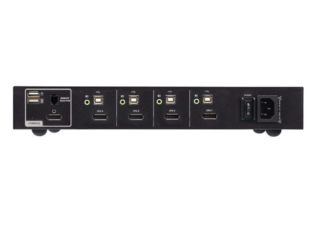 Aten 4-Port USB DP Single Display PP4.0 Secure KVM CS1184DP4
