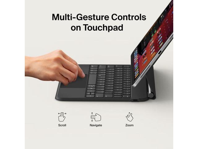 Belkin Pro Keyboard Case with Magnetic Stand for iPad 10.9' (10th Gen) Model BBZ002TT-V3