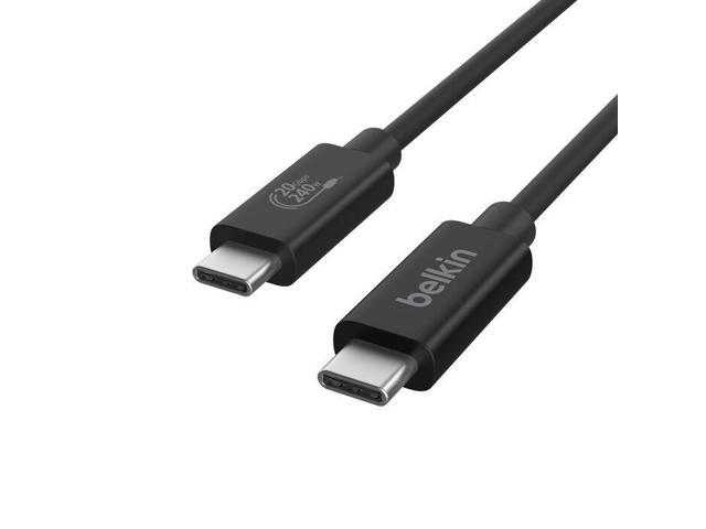 Belkin Connect USB4 Cable, 240W + 20Gbps, 6.6 ft - Black - image 4