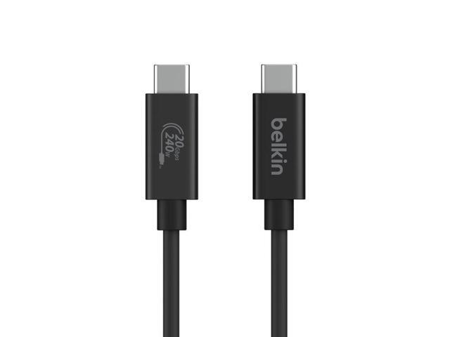 Belkin Connect USB4 Cable, 240W + 20Gbps, 6.6 ft - Black - image 5