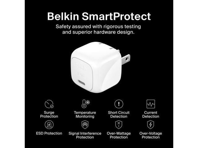 Belkin Compact USB-C Charger 30W Model WCA008DQWH