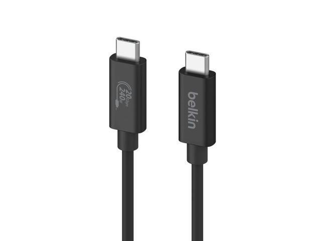 Belkin Connect USB4 Cable, 240W + 20Gbps, 4 ft - Black - image 3