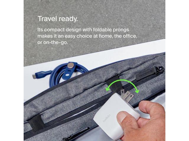 Belkin BoostCharge Pro USB-C Wall Charger with 60W Power Pass-Though - White - image 7