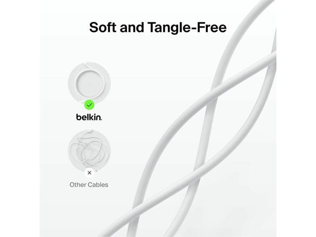 Belkin BoostCharge USB-A Cable with Lightning Connector, 3.3ft/1m, White Model CAA019FQ1MWH