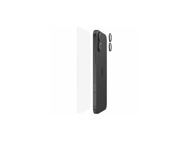 Belkin TemperedGlass Camera Lens Protector 2-Pack for iPhone 16 / iPhone 16 Plus Model OVA181FQBK