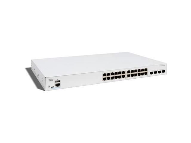 Cisco C1300X-24T-4X Ethernet Switch - 24 Ports - Manageable - Gigabit Ethernet, 10 Gigabit Ethernet - 3 Layer Supported - 32.10 W Power Consumption...