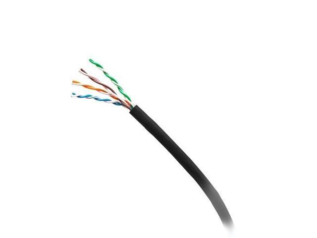 C2G 1000' CAT6A Solid Unshielded Twisted Pair CMP Cable, 1000', Black Model C2G56052