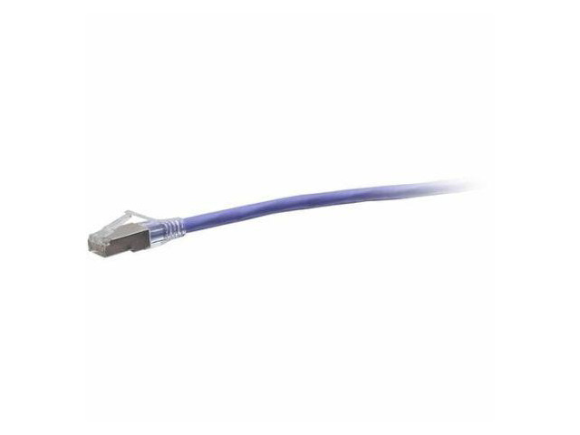 C2G 30ft (9.1m) TAA-Compliant F-Series Cat6a Snagless Shielded (STP) Network Cable - Purple Model C2G43954