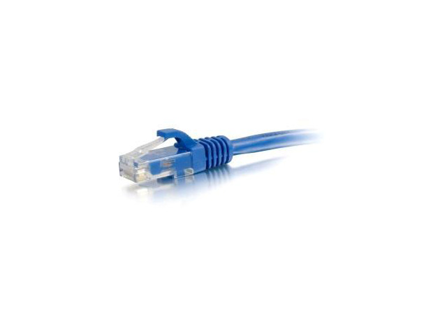 C2G 7ft (2.1m) TAA Compliant Cat6 Snagless Unshielded Network Cable - Blue Model C2G43450
