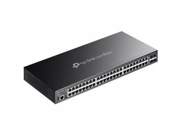 Omada 48-Port Gigabit Stackable Lite L3 Managed PoE++ Switch with 4 10G Slots Model SG5452XMPP