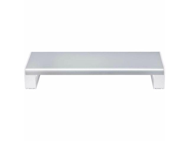 StarTech Ergonomic Monitor Riser Stand, Up to 33lb/15kg, Fixed height 3.5in/9cm, Desktop Computer Monitor/Laptop Riser, Steel Platform, Quick...